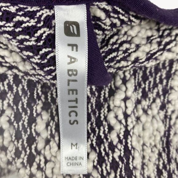 Fabletics Purple Moscow Duster Wrap Cardigan size Medium - Picture 6 of 9
